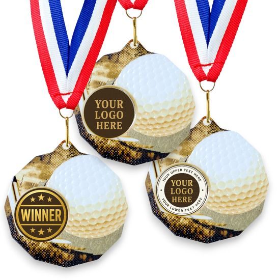 Dodeca Golf Stainless Steel Logo Insert Medal