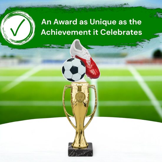 Verona Football Ball and Boot Trophy