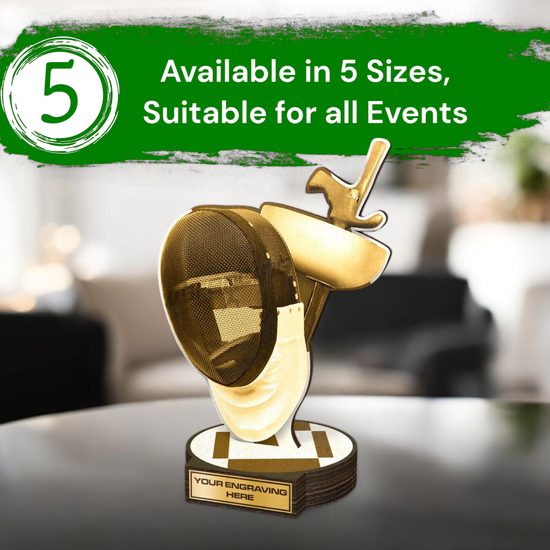 Grove Classic Fencing Real Wood Trophy