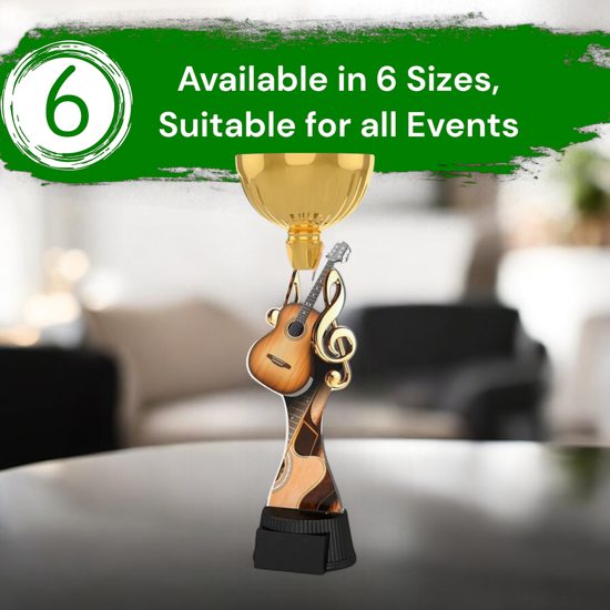 Vancouver Acoustic Guitar Gold Cup Trophy