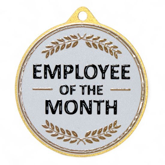 Quantum Employee of the Month Stainless Steel Medal