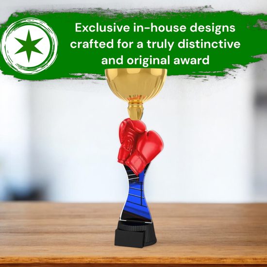 Vancouver Boxing Gloves Gold Cup Trophy