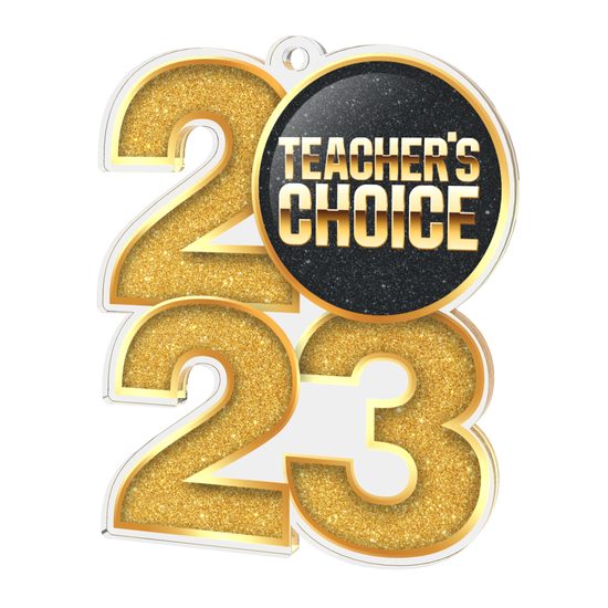 Teachers Choice 2023 Acrylic Medal