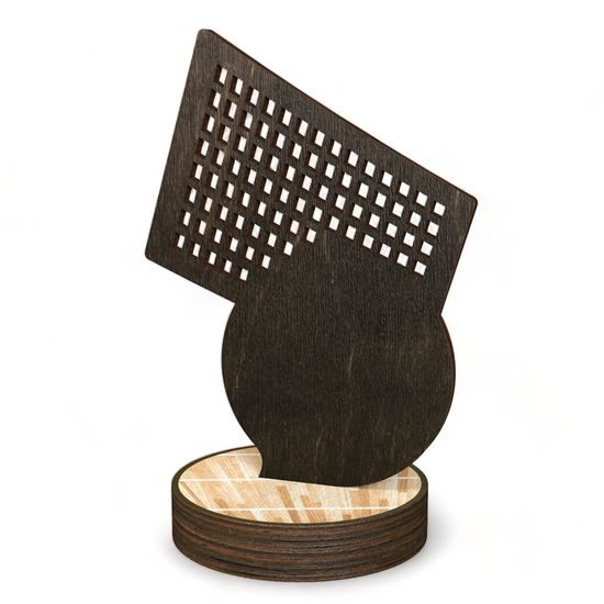 Grove Classic Volleyball Real Wood Trophy