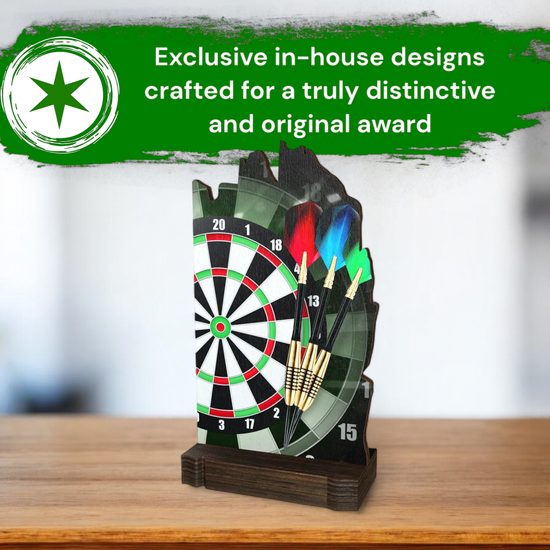 Shard Darts Eco Friendly Wooden Trophy