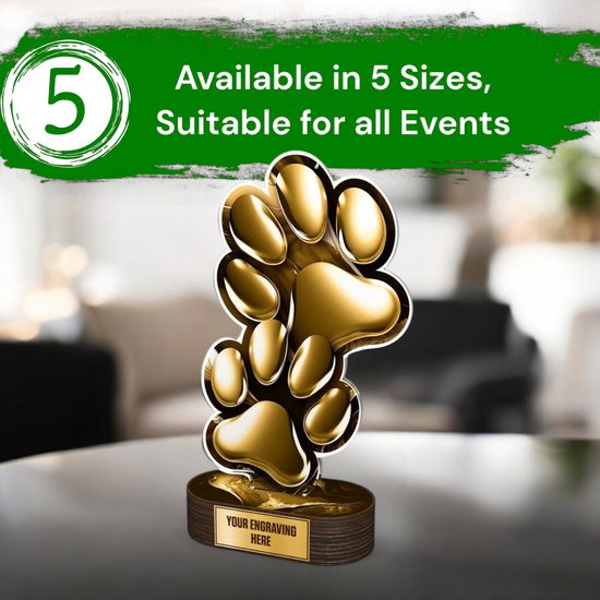Altus Dog Paw Classic Trophy