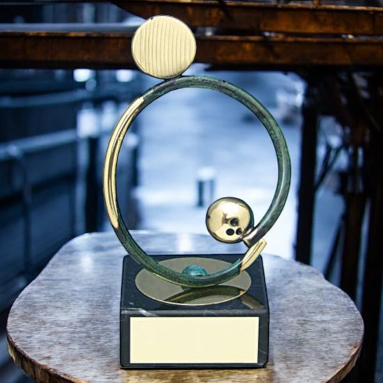 Bilbao Tenpin Bowling Handmade Metal Trophy