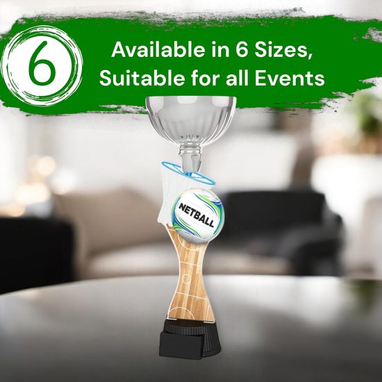 Montreal Netball Silver Cup Trophy