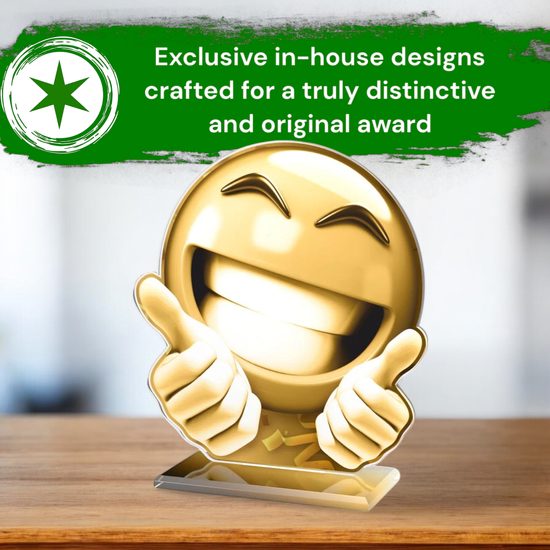 Cannes Classic Smiley Face Emoji Trophy