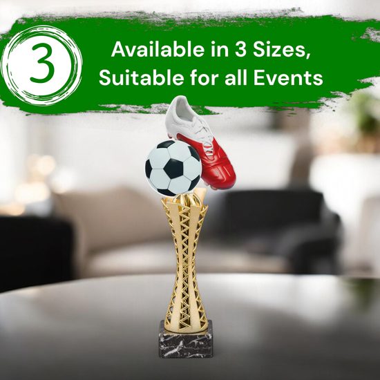 Genoa Football Ball and Boot Trophy