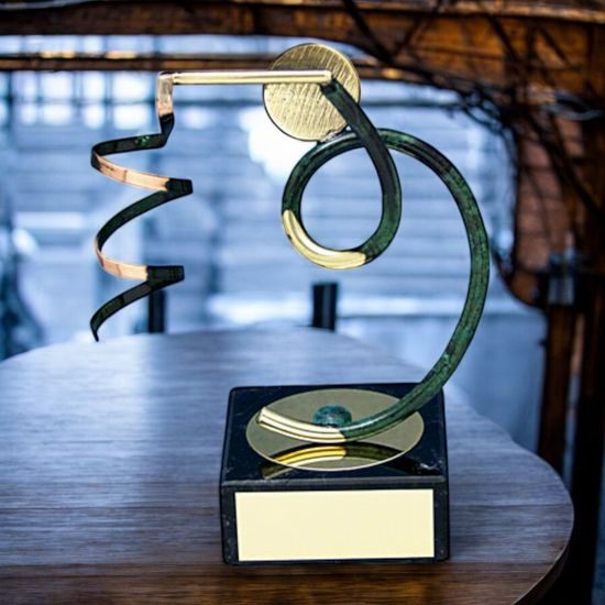 Bilbao Rhythmic Gymnastics Handmade Metal Trophy