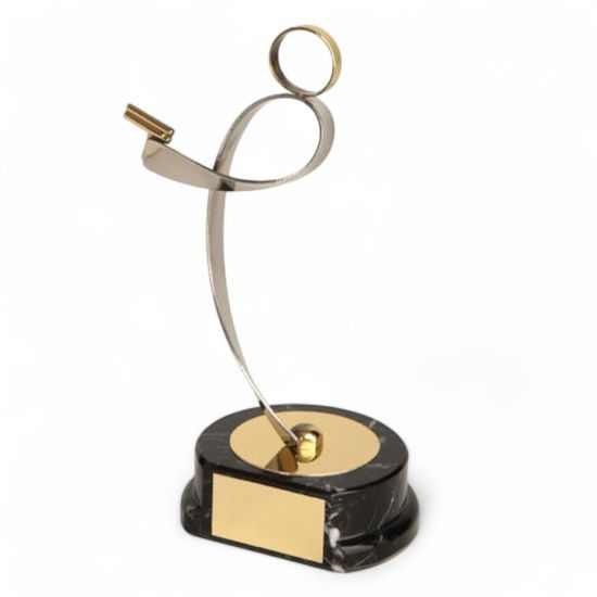 Sevilla Pistol Shooting Handmade Metal Trophy