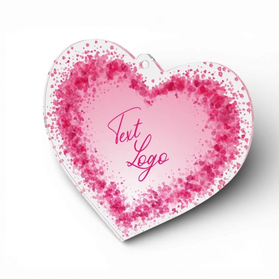 Love Champion Acrylic Heart Medal