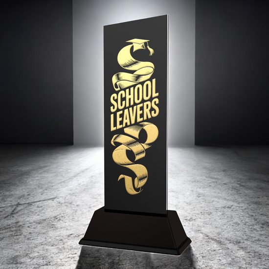 Shadowline School Leaver Trophy – Stainless Steel Award