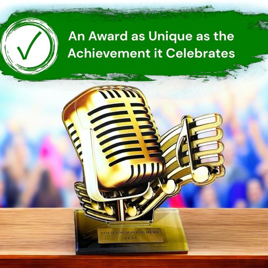 Cannes Classic Microphone Singing Trophy