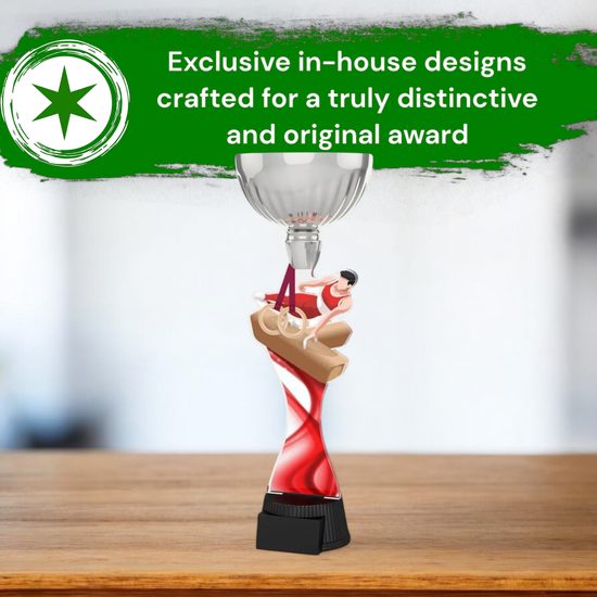 Montreal Male Gymnast Silver Cup Trophy