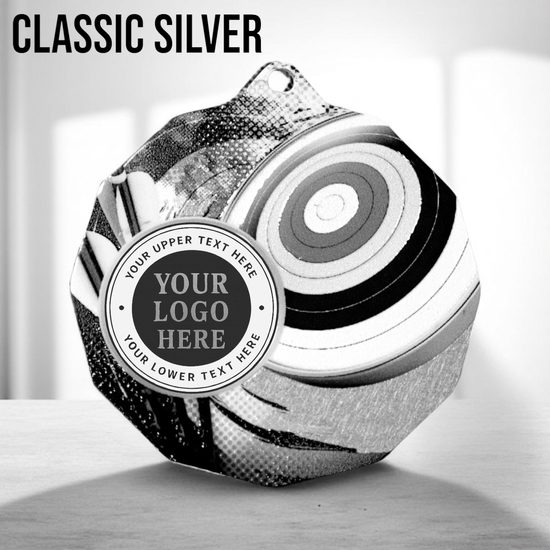 Dodeca Archery Stainless Steel Logo Insert Medal