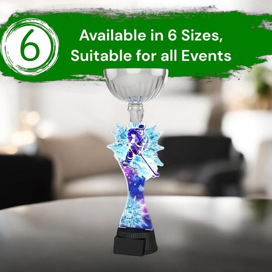 Montreal Ice Hockey Snowflake Silver Cup Trophy