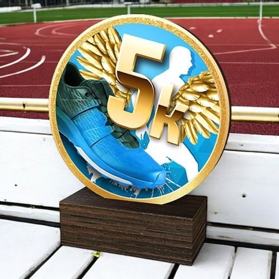 Holt Colour 5k Run Real Wood Trophy