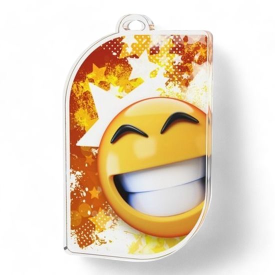 Apollo Emoji Smiley Face Medal