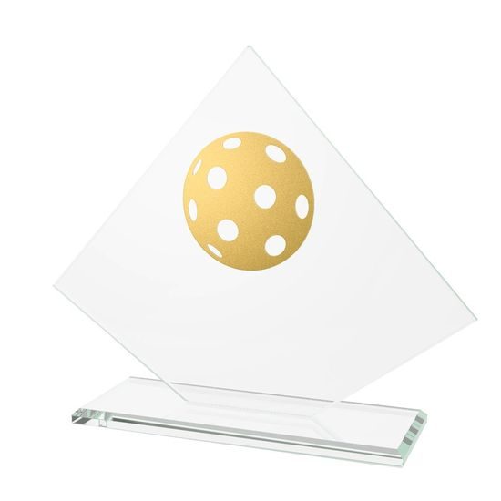 Vanguard Glass and Metal Fusion Pickleball Trophy