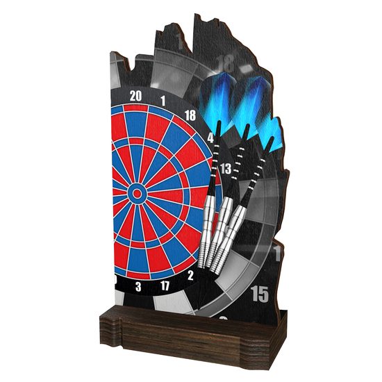 Shard Modern Darts Eco Friendly Wooden Trophy