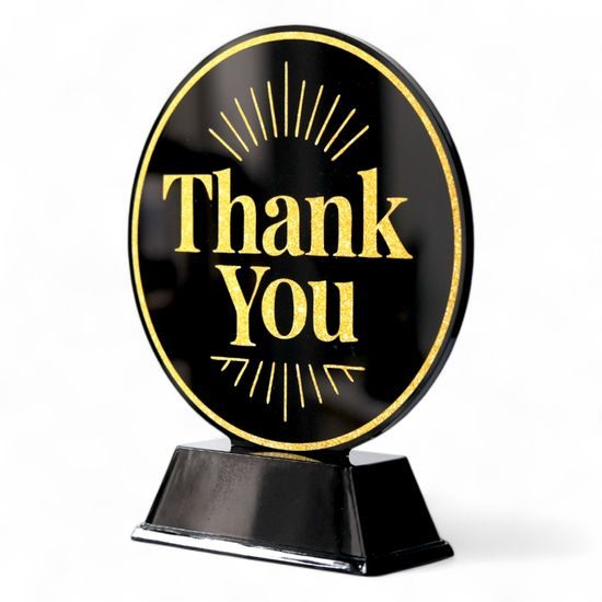 Quantum Thank You Trophy