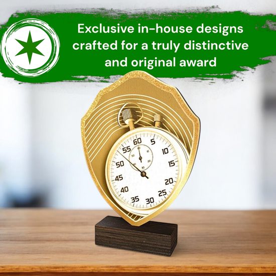 Arden Classic Athletics Running Real Wood Shield Trophy