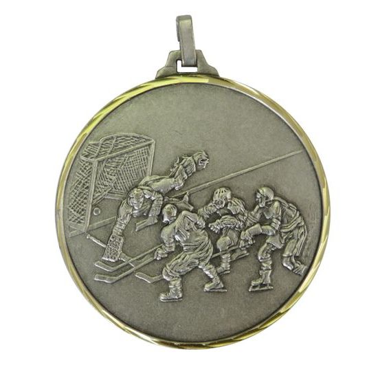 Diamond Edged Ice Hockey Silver Medal
