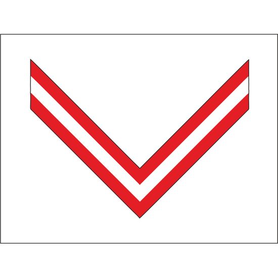 Red & White & Red threading ribbon