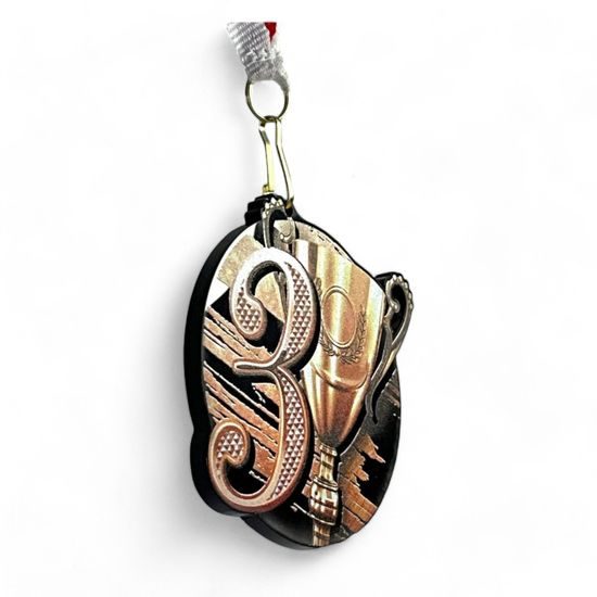 Rincon Bronze 3rd Place Black Acrylic Medal