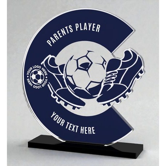 Cantu Deluxe Custom Printed Parents Player Football Trophy