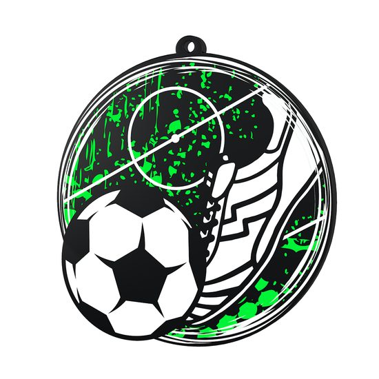 Pro Football Ball & Boot Medal