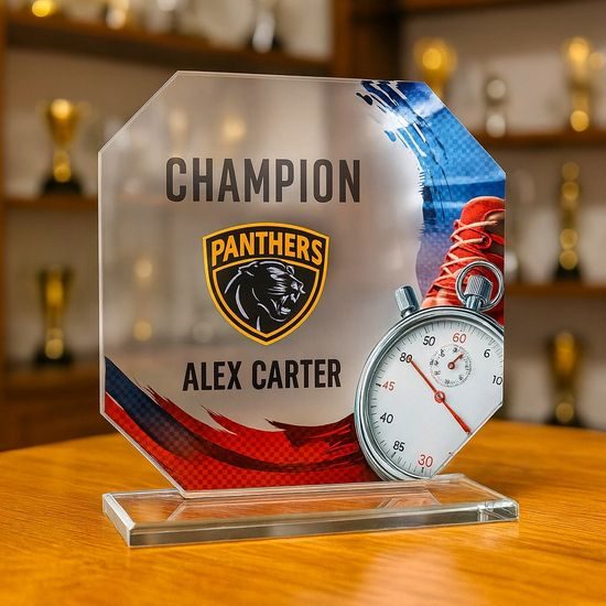 Hutton Athletics Glass Award