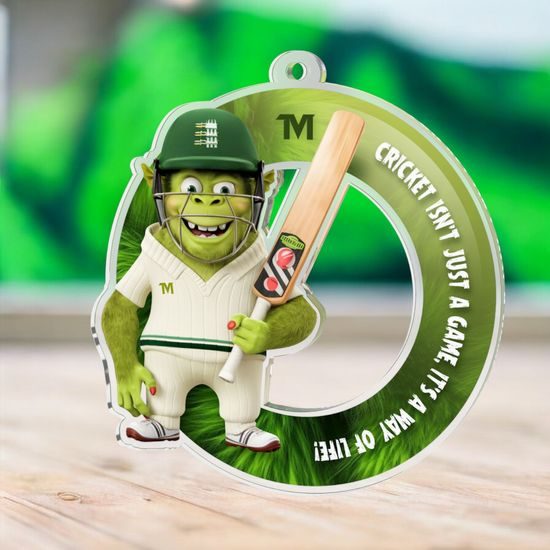 "Wickito" The Cricket Trophy Monster Inspire Medal