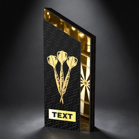 Spire Edge Metal & Wood Darts Trophy