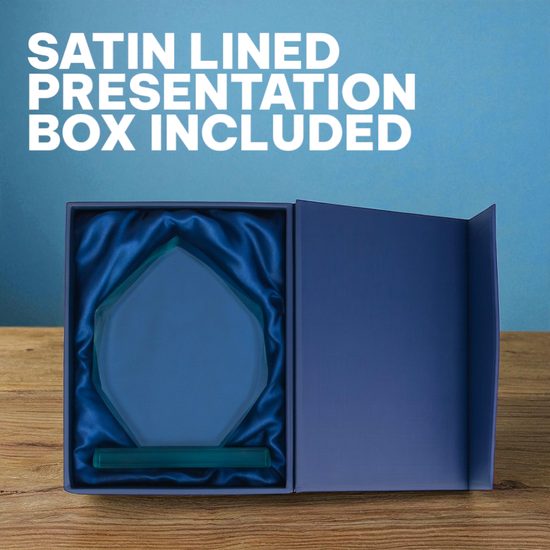 Obsidian Engraved Glass Award