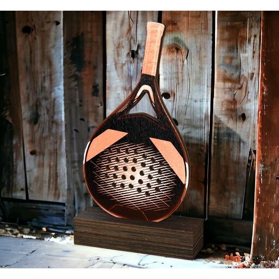 Sierra Classic Padel Tennis Real Wood Trophy