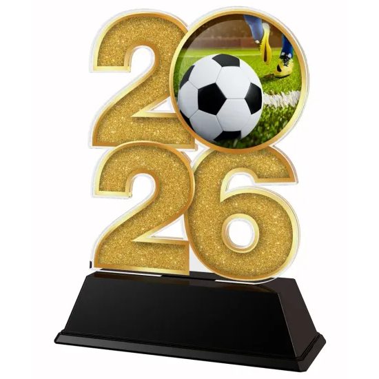 Football Year Trophy – Sports Award with Year Selection
