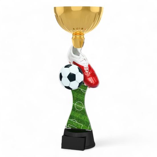 Vancouver Football Boot and Ball Gold Cup Trophy