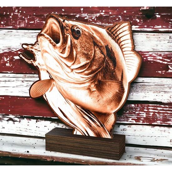 Sierra Classic Fishing Bream Real Wood Trophy
