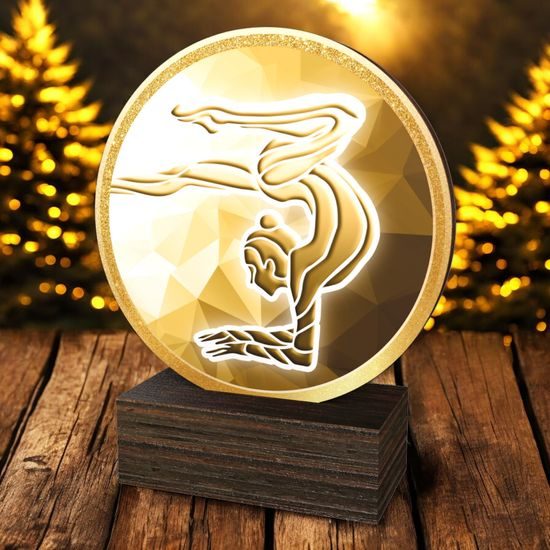 Holt Classic Female Gymnastics Arts Wood Trophy