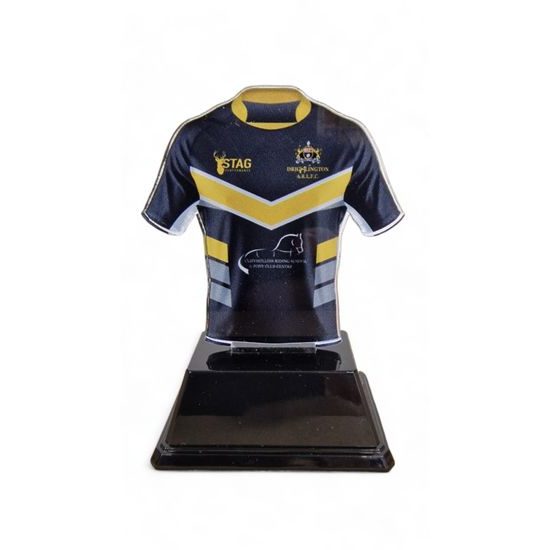 Rugby Shirt Custom Made Acrylic Award