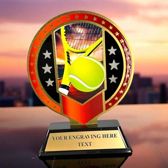 Sentinel Stainless Steel Tennis Trophy