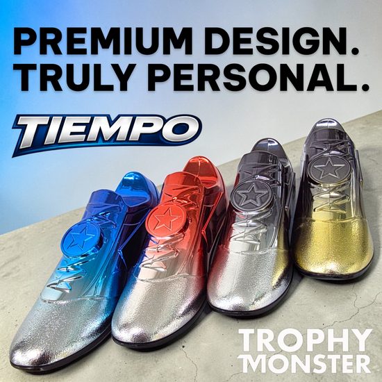 Tiempo Heavyweight Boot Trophy – Blue & Silver
