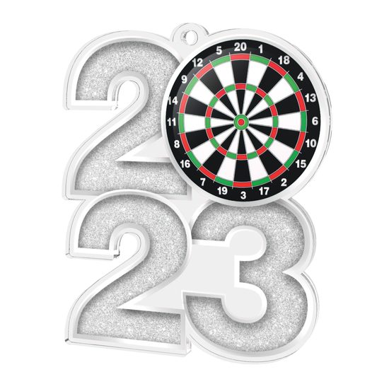 Darts 2023 Acrylic Medal