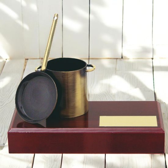 Loire Cooking Handmade Metal Trophy