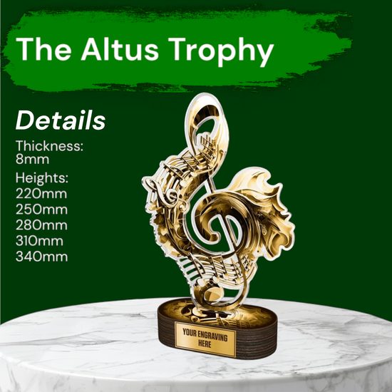 Altus Acoustic Music Note Classic Trophy
