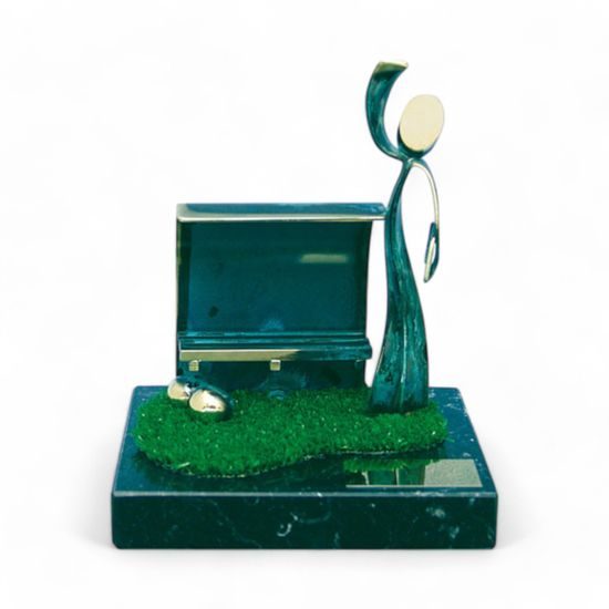 Getafe Football Managers Bench Handmade Metal Trophy
