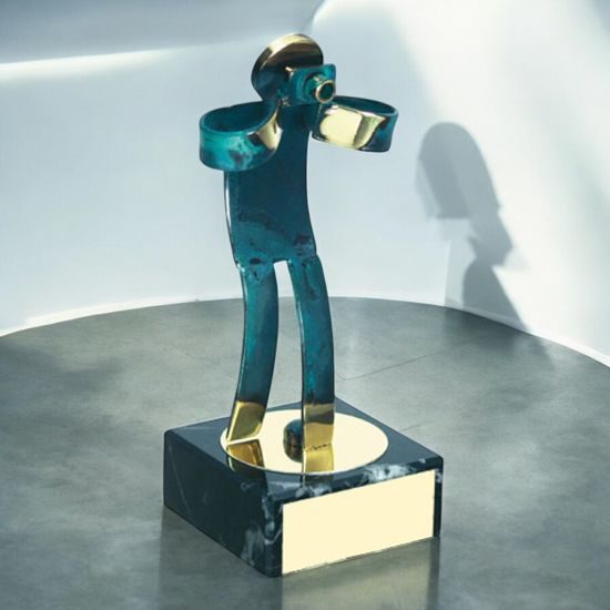 Toledo Photography Handmade Metal Trophy